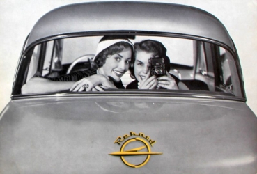 Opel Rekord Modelprogram 1953 Carbrochure (8901)